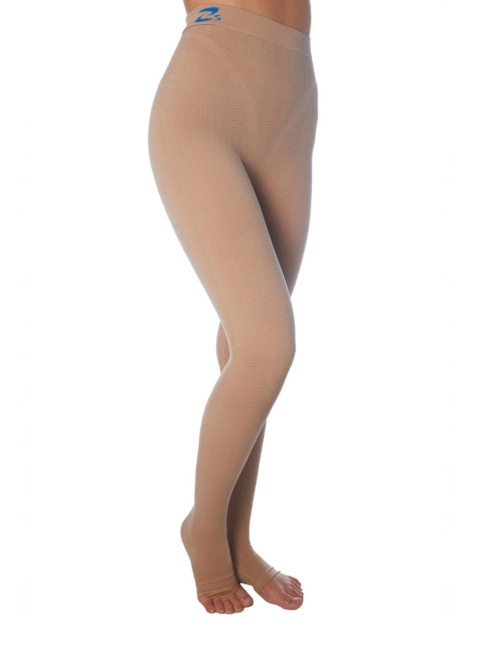 Artcoll legginsy Huple 6 - Legginsy kompresyjne do połowy stopy płaskodziane na limfodemię i lipodemię.